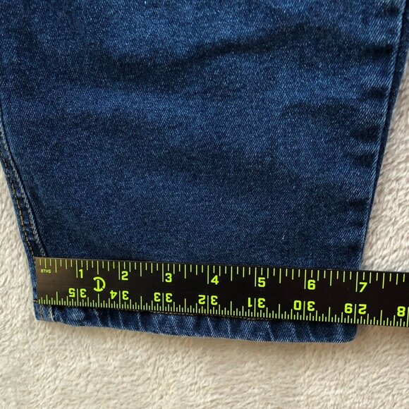 Bill Blass Womens Jeans Size 14P Stretch Straight Leg Blue Denim Casual Classic - Picture 7 of 15